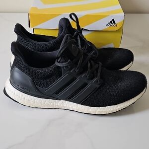 Adidas Ultraboost Black and White Running Shoes